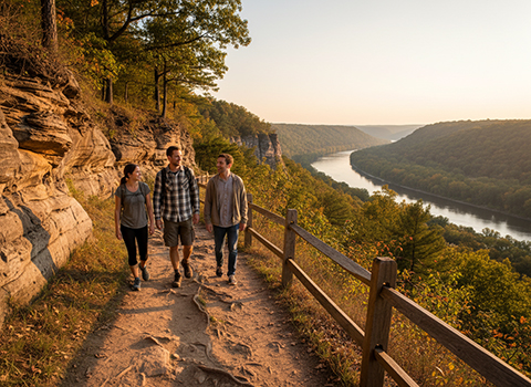 Indian Cave State Park Bluff Trail